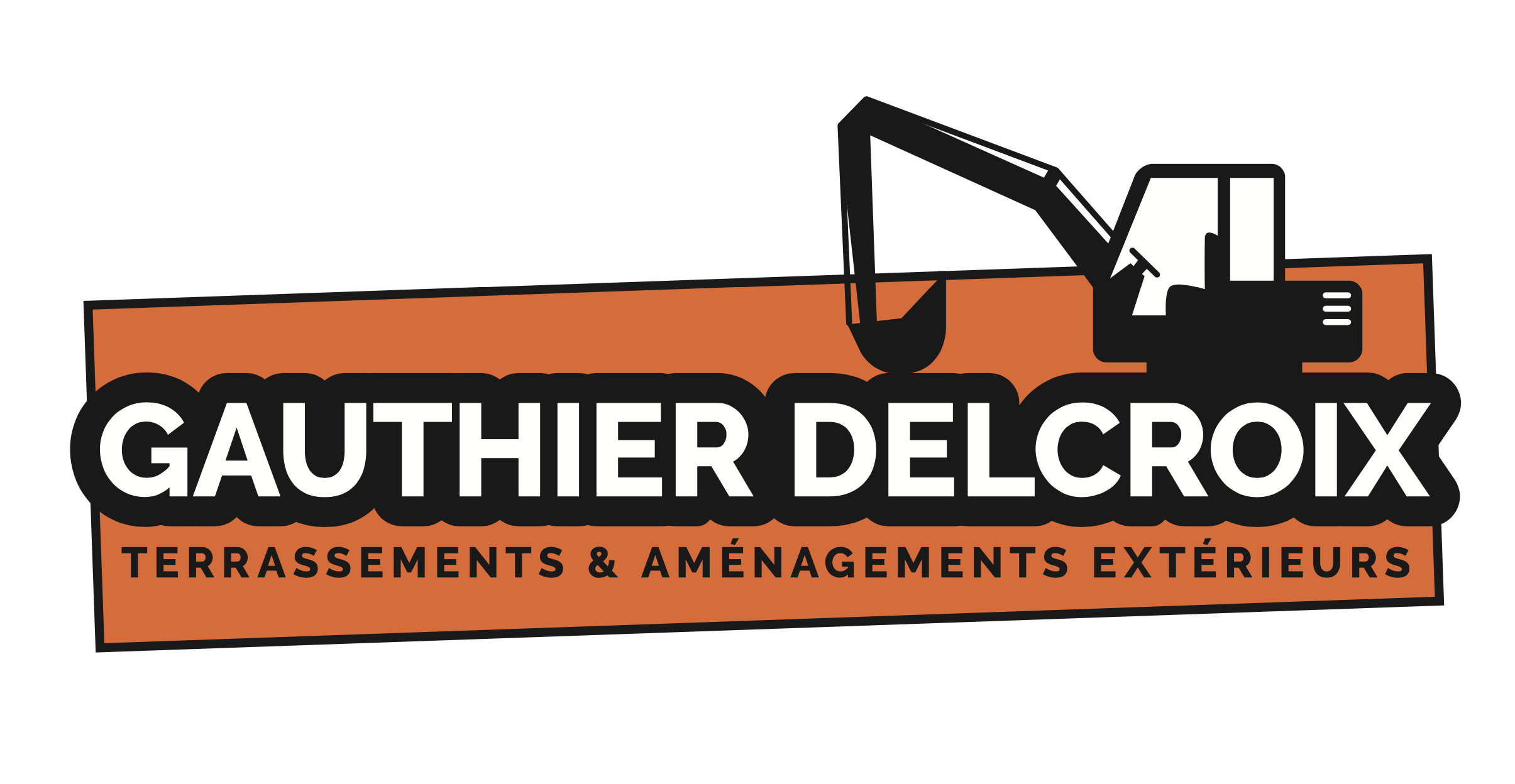 Logo Gauthier Delcroix Terrassements et aménagements extérieurs